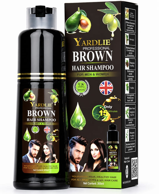 Yardlie Hair Color Shampoo -  Black and Dark Brown