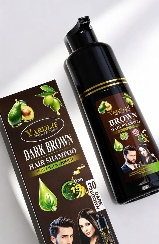 Yardlie Hair Color Shampoo -  Black and Dark Brown